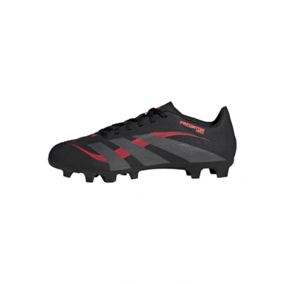 Imagen de adidas Predator Club Firm Multi Ground Football Boots, Botas de fútbol Unisex Adulto, Core Black/Grey Four/Lucid Red, 42 EU