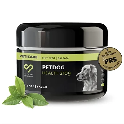 Imagen de Peticare bálsamo de Cuidado para Hot Spot Perros Cuida la Piel Todo Tipo Spots, Eczema, Alivia el picor, lamer, ungüento eficaz petDog Health 2109