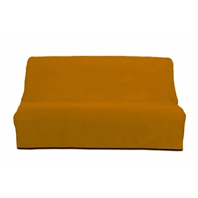 Imagen de Soleil d&#039;ocre PANAMA Funda sofá cama en algodón, Amarillo, 190 x 204