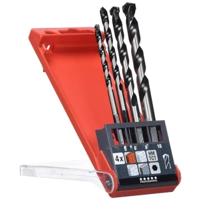 Imagen de Einhell 49050800 Set de brocas 4 piezas hexagonal, 5,6,8,10 mm