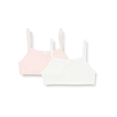 Imagen de Dim Pack De 2 Sujetadores En Algodón Liberty Blanco x2, Niñas, Multicolor, 16 años