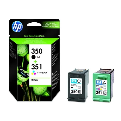 Imagen de Pack Cartucho De Tinta Negro color Hp 350 + 351 Sd412ee