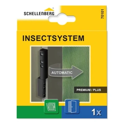 Imagen de Schellenberg 70101 Bisagra de mosquitera, Antracita, Plástico