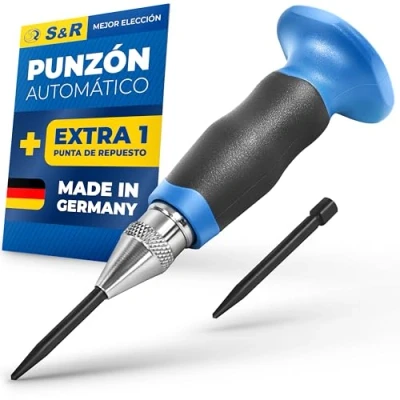 Imagen de S&amp;R Punzón Botador Automático Regulable 60 130 N con punta de respuesto Made in Germany