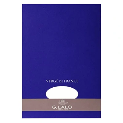 Imagen de Exacompta Clairefontaine Ref 12750L Hojas de papel liso G.Lalo (50 unidades), tamaño A4 (210 x 297 mm), algodón 100 g/m², 25% Vergé France, certificado PEFC, color blanco extra