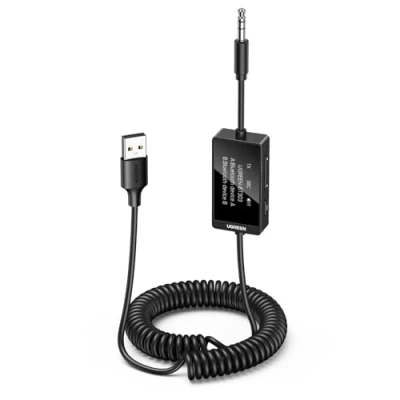 Imagen de UGREEN Receptor Transmisor Bluetooth 5.4 USB Adaptador 2 en 1 Jack 3,5mm Audio para Coche TV Altavoz Auriculares Amplificador