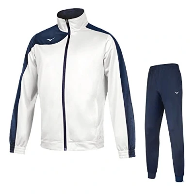 Imagen de Mizuno Mono Hombre Team Knitted, Blanco/Azul Marino, M