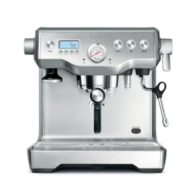 Imagen de Cafetera express Sage Dual Boiler SES920BSS4EEU1, 15 bar, 2200 W, 2 Tazas, Pantalla LCD y botones, Acero Inoxidable