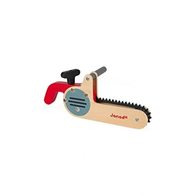 Imagen de Janod Motosierra de Madera Brico&#039;Kids Juguete Imitación Bricolaje Desarrolla la Motricidad Fina y Imaginación Certificado FSC A partir 3 Años, J06471