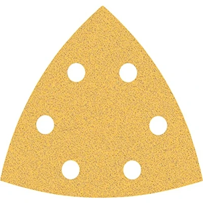 Imagen de Bosch Professional 5x Papeles de lija Expert C470 (para Madera dura, Pintura sobre madera, 93 x mm, grano 80, accesorios Lijadora delta)