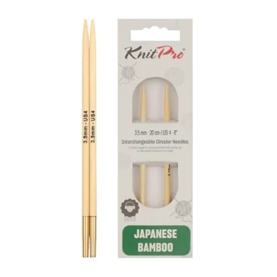 Imagen de KnitPro Puntas de Aguja Intercambiables bambú 3,50 mm 3 Piezas