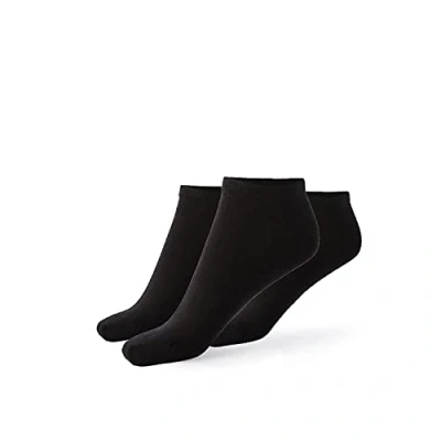 Imagen de Lotto, 12 pares calcetines hombre/mujer, súper transpirables, ligeros, funda de algodón suave, multideporte, running, gym, fitness, pilates, certificados OEKO TEX, negro, 39 42
