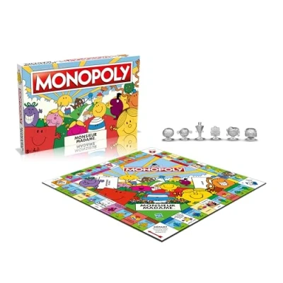 Imagen de Winning Moves Monopoly Monsieur Madame Juego de Mesa Versión Francesa