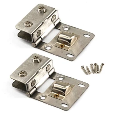 Imagen de Kit de bisagra pivotante puerta vidrio 90, ducha aleación zinc, clip abrazadera con tornillos, adaptable 5 a 8 mm