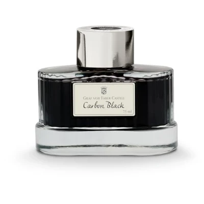 Imagen de Graf von Faber Castell Bote de tinta carbono, color negro, negro carbón Tintero