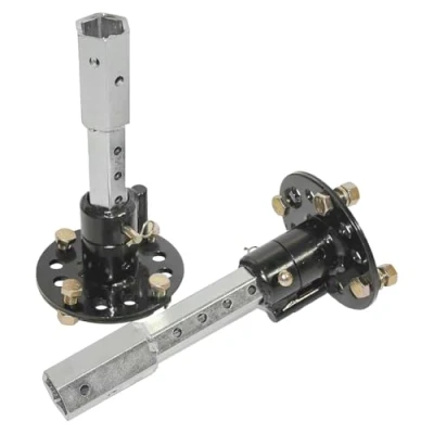 Imagen de Bricoferr PT00321 Juego de Ejes desbloqueo para motoazada (23 mm, extensible)