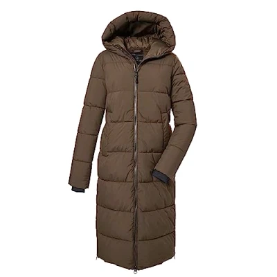 Imagen de G.I.G.A. DX mujer Abrigo acolchado con capucha/abrigo funcional repelente al agua GW 50 WMN QLTD CT, dark brown, 36, 39840 000