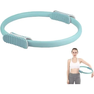 Imagen de MAGIC SELECT Aro de Pilates para Entrenamiento Anillo Yoga con Doble Asa Círculo Fitness Resistencia y Flexibilidad mágico piernas Brazos.