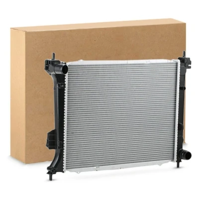 Imagen de NRF 56057 Radiador, refrigeración del motor Aluminio 480 390 27 con piezas de montaje Aletas soldadas HYUNDAI: i20 I Hatchback