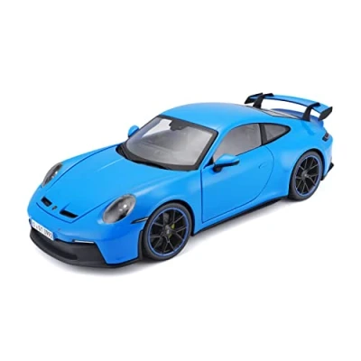 Imagen de MAISTO May Cheong GROUP 1/18 Porsche 911 GT3 2022 Bleue Vehículo Infantil a Partir de 3 años M36458B, Azul