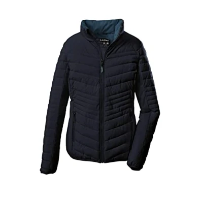 Imagen de Killtec Women&#039;s Chaqueta/chaqueta acolchada en look plumífero con cuello alto KOW 60 WMN QLTD JCKT, dark navy, 36, 38640 000