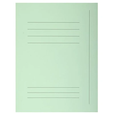 Imagen de Exacompta 235004E Lote de 50 Subcarpetas Super 250 Impresas y con 3 Solapas, Color Verde Claro