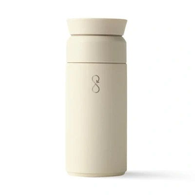Imagen de Ocean Bottle Termo de acero inoxidable reciclado, botella ecológica y reutilizable, piedra arena, 350 ml
