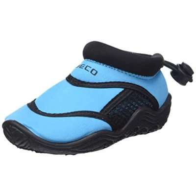 Imagen de Beco Surf Und Badeschuhe 92171 Zapatillas Impermeables, Unisex Niños, Turquesa T ÃƒÆ’ Ãƒâš Rkis Schwarz 660, 24 EU