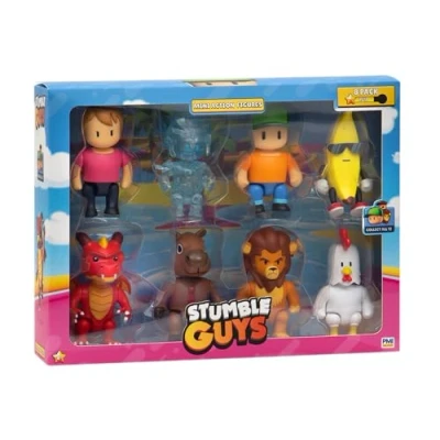 Imagen de Rocco Giocattoli Stumble Guys Action Figures 8 Pack AST A cm