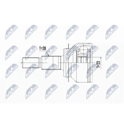 Imagen de NTY NPZ MZ 061 Junta Homocinética lado de engranaje MAZDA: CX 3