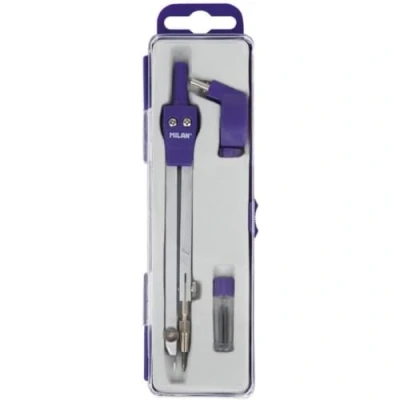 Imagen de MILAN® Estuche compas azul, adaptador universal