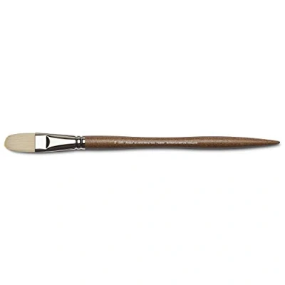 Imagen de Winsor &amp; Newton Pincel para óleo Artist&#039;s sintético, Marrón, lengua gato nº12