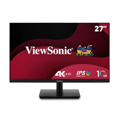 Imagen de ViewSonic VA2762 4K Monitor IPS de 27&quot; 4K, HDMI x2, DisplayPort, Antirreflejos, Compatible con VESA, 10 bits, HDR10, Ergonómico, Eye ProTech