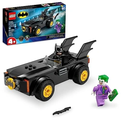 Imagen de LEGO DC Batmobile Pursuit: Batman vs. The Joker 76264 Juego de superhéroe para construir, rápido y divertido construir juguete con infinitas posibilidades juego, coche