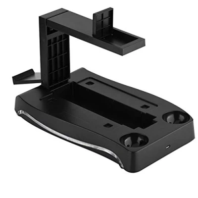 Imagen de ciciglow Estación De Carga para PS4 VR, Controlador VR Soporte Base Auriculares Consola Gafas Y 2 Asas Movimiento