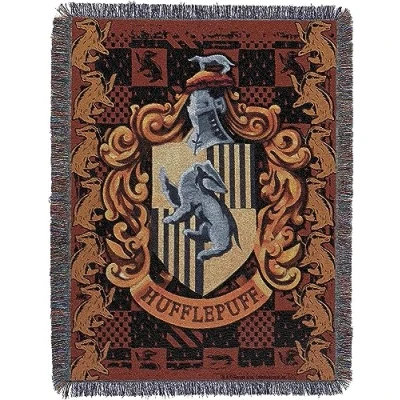 Imagen de Northwest Manta de poliéster, Escudo Hufflepuff, 48 x 60 Pulgadas