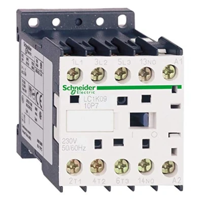Imagen de Schneider Electric LC1K0910V7 Contactor TeSys, LC1 K, 3P, 9 A, 440VAC 3, Bobina 400 VCA, 50/60 Hz