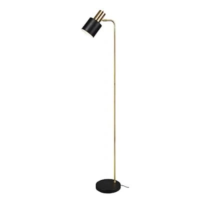 Imagen de Reality Leuchten Lámpara de pie Adam, 1 luz, negro/oro