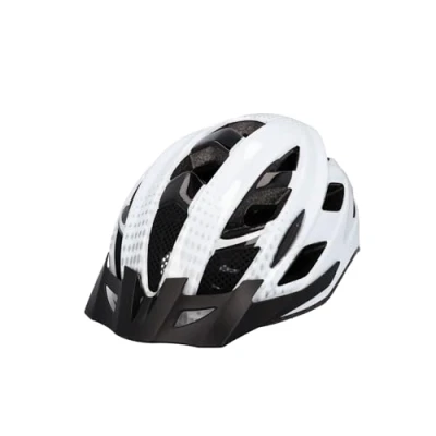 Imagen de Fischer Urban Casco de Ciclismo para Adultos,Anillo Interior Ajustable e Iluminado, Sello Prueba ecológico Ökotest, Carcasa EPS, Todo el año, Lano., Unisex Adulto,Blanco, S/M 55 59