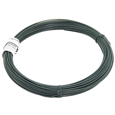 Imagen de Alberts 530150 Atar Galvanizado, con Recubrimiento plástico Verde, See pic, Longitud 50 m Ø del alambre 2 mm