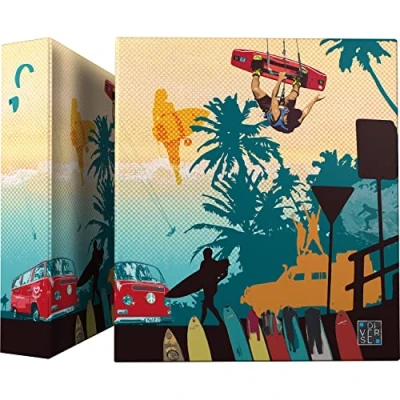 Imagen de Grafoplás 88172651. Carpesano con Anillas A4, 4 Mixtas 40mm, Plastificado Mate, Colección Diverse, Sunshine
