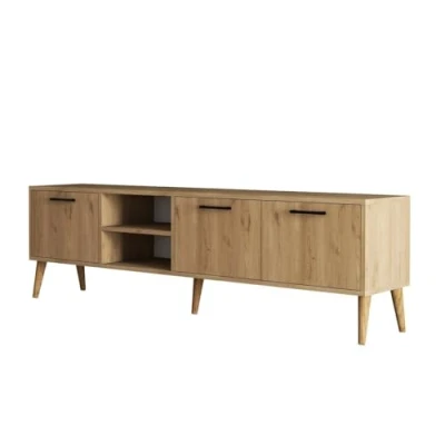Imagen de Calicosy Mueble De TV 2 Nichos 3 Puertas L180 Cm Exxen