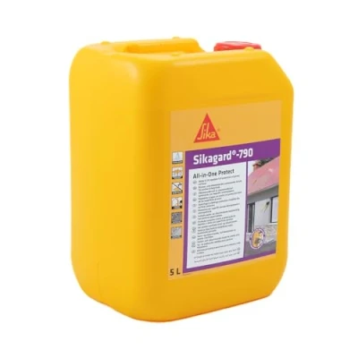 Imagen de Sikagard 790 All in One Protect, Impregnación protectora para superficies porosas de fachadas, pavimentos y cubiertas en interior exterior, 5L