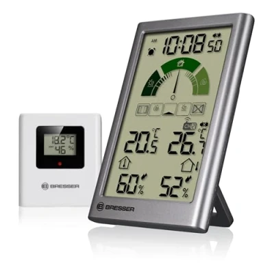 Imagen de BRESSER Termo Higrómetro con Recomendación de Ventilación VentAir V