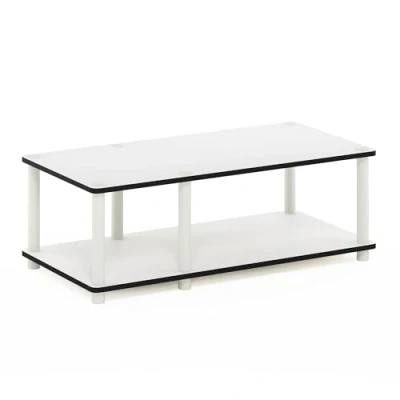 Imagen de Furinno Soporte De TV, White(Ex)/White, Mid 31.5&quot;(W) x10.9(H) x15.6(D)