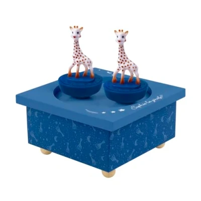 Imagen de Trousselier Sophie la Jirafa Caja musical de madera magnética, diseño Vía Láctea