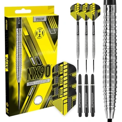 Imagen de Dardos Harrows NX90 90% Tungsten Punta de Acero 23 g