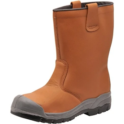 Imagen de Portwest Bota Steelite Rigger S1P Ci (Con Puntera Anti Arañazos), Tamaño: 42, Color: Canela, FW13TAR42