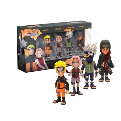 Imagen de MINIX Naruto Shippuden Pack de 4 Figuras coleccionables 7 cm (Naruto, Kakashi, Itachi, Sakura)