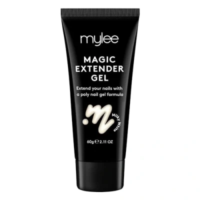 Imagen de MYGEL by Mylee Magic Extender Gel 60g Larga Duración, Aspecto Natural, para Extensión de uñas Principiantes y Profesionales, espesante acrílicas, Nail Art (Milky White)